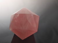 Rose Quartz Icosahedron